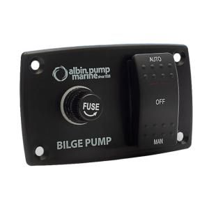 Albin Pump Marine 3-Way Bilge Panel - 12/24V, 01-66-027