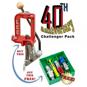 Lee Challenger Breech Lock Single Stage Press with Free Breech Lock 3-Die Set 223 Remington 