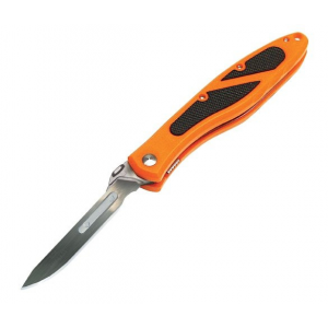 Havalon Piranta-Edge Game Knife with 12 Additional #60A SS Blades, Orange/Black GZXTI60AEDGE