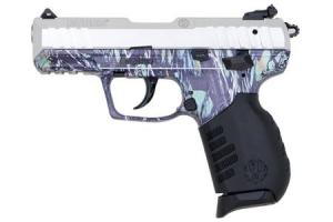 RUGER SR22 22LR Rimfire Pistol with Moonshine Serenity Finish and Silver Anodized Slide 3640