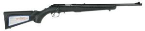 Ruger American Rimfire Compact Rifle .22 WMR 18 Inch Threaded Barrel Satin Blue Finish Interchangeable Stock Modules Black Composite Stock 10 Round 8324