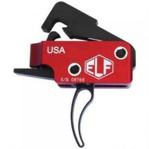 Elftmann Tactical AR-10/.308 Red/Black Drop In Curved Trigger Adjustable AR-10C