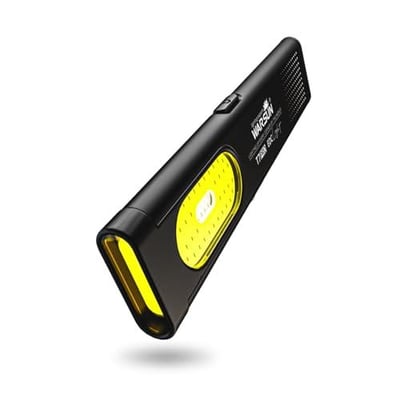 WARSUN Compact Multi-Mode Pocket LED Flashlight - 675LM, USB-C Rechargeable, IPX4, Dual Material, Red/Blue Strobe 737300196507