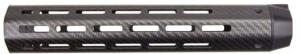 Lancer Systems LCH7 Octagon Carbon Fiber Handguard, 7.62mm, 9.5 in, Mid-Length, Standard, 18 TPI, Black, LCH7-08-ML-ST-18