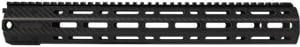 Lancer Systems LCH5 Gen2 Carbon Fiber Handguard, 15in, Slick Top, LCH5-G2-150-ST-BLK
