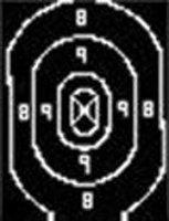 Speedwell Official Nra Police Qualification Silhouette Target Repair Center - 500/pack 738804000987