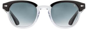 AO Times Sunglasses, Black Crystal, SunVogue Gray Gradient AOLite Nylon Lenses, 47-21-145 B42, TIM347ST--GGN
