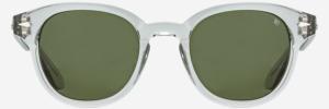 AO Times Sunglasses, Gray Crystal Frame, Calobar Green AOLite Nylon Lenses, Polarized, 47-21-145, TIM247ST--GNN-P