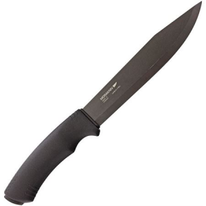 Mora 01545 Bushcraft Pathfinder Black Fixed Blade Knife M-12355