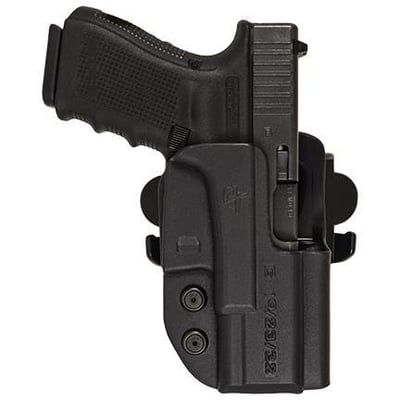 Comp-Tac International Outside The Waistband Holster, Walther PPQ .45, Right Hand, Black, 739189114962 739189114962