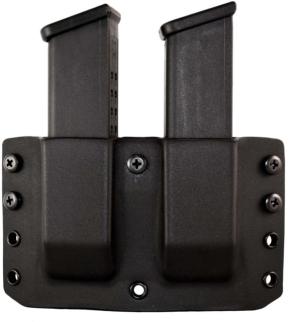 Comp-Tac Twin Warrior Mag Pouch OWB Kydex, Size 31-Springfield XDS .40, Black, C70931000NBKN