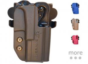 Comp-Tac International Kydex w/Modular Mounts OWB Competition Holster, Walther Q4 Steel Frame OR, Right Hand, Black, 739189136360