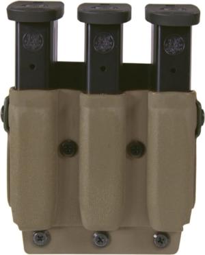 High Speed Gear Triple Mag Pouch, PLM,Sig P320 9mm/.40,S&W M&P 9mm/.40, IWI Masada, Canik TP9SF,SFX, Flat Dark Earth, 42P213FD