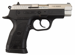 EAA SAR B6P 9mm Pistol - SS Slide w/ Black Polymer Frame, 13+1 Capacity - 400425