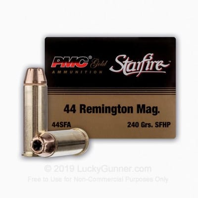 44 Mag - 240 gr JHP - PMC Starfire - 20 Rounds 741569010108