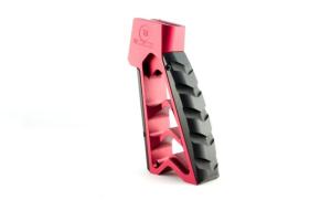 Tyrant Designs Mod Grip, w/Chevron Back Straps, Red, Large, TD-763-R4 TD763R4