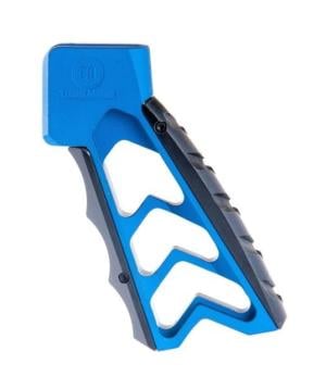 Tyrant Designs Mod Grip, w/Chevron Back Straps, Anodized Blue, Medium, TD-763-B3 7426848613319