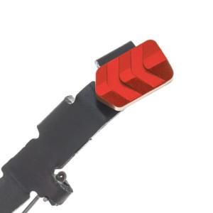 Tyrant Designs Glock Extended Slide Release, Glock 17 non 2-pin version/19/22/23/24/25/26/27/31/32/33/34/35, Gen 2-4, Red, TD-GSTOP-24-R