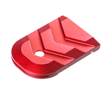 TYRANT DESIGNS GLOCK MAGAZINE COMPATIBLE BASE PLATE - 43 / 43X / 48 / S15 - RED TD-GFP43X-43X-48-RED