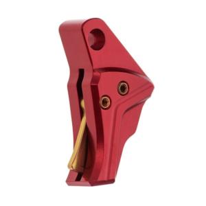 Tyrant Designs Glock Gen3-4 Compatible Pistol Trigger, Red-Gold - Screw/ Safety, TD-GTRIG-3-4-Red-Gold 7426848614651