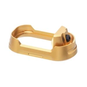 Tyrant Designs Glock Gen3 Magwell, G17/22/31/34/35, Gold/Black, TD-G17MW-G3-GD-Bl Srw TDG17MWG3GoldBlackScrew