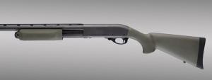 Hogue Remington 870 OverMolded Shotgun Stock Kit w/Forend, OD Green 08212