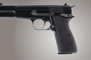 Hogue Browning Hi-Power G-10 - Solid Black 09169