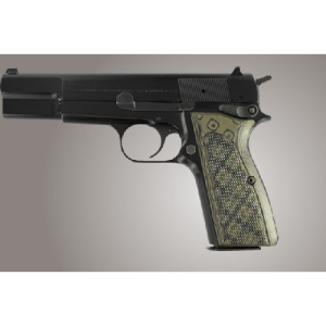 Hogue Extreme Series Grip Browning Hi-Power Checkered G10 SKU - 349750