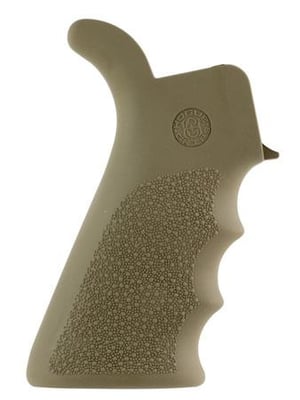 Hogue 15023 AR-15 Rubber Grip Beavertail w/Finger Grooves Matte Desert Tan 743108150238