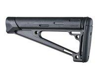 Ar-15/m-16 Overmolded Fixed Buttstock - Fits A2 Buffer Tube - Black Rubber 15041