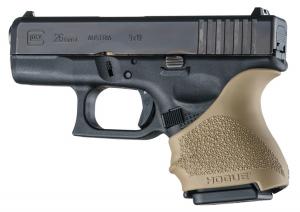 Hogue HOGUE HANDALL BEAVER TAIL GRIP SLEEVE GLOCK 26,27 FDE 18603
