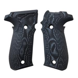 Hogue SIG Sauer P226 Contour Classic Grip, Inverse Checkered, G10 GMascus, Black, 20759