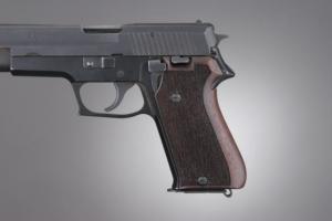 Hogue SIG Sauer P220 Rosewood European Model Checkered Handgun Grip 21911 743108219119