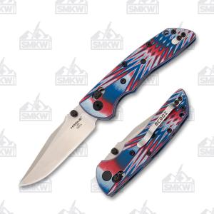 Hogue Deka Red White and Blue Clip Point 24275