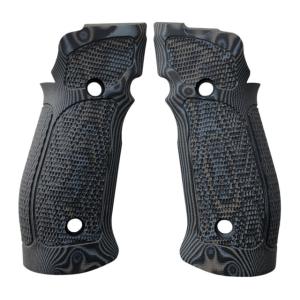 Hogue SIG Sauer P226 SAO X5 Magrip, Piranha, G10 GMascus, Black/Grey, 33127