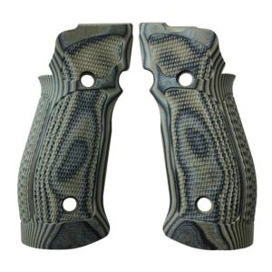 Hogue SIG Sauer P226 SAO X5 Magrip, Piranha, G10 GMascus, Green Lava, 33128