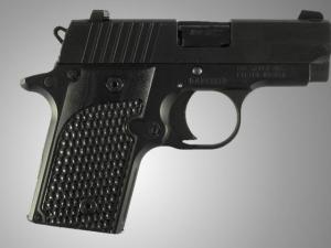Hogue SIG Sauer P238 Piranha Grip G-10 - Solid Black 38139 38139