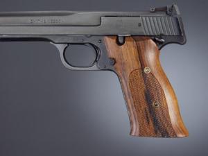 Hogue S&W 41 Rosewood Checkered 41911