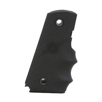 Hogue Officers Model Rubber Grip with Finger Grooves Black 43000