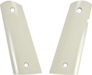 Hogue Govt. Model Smooth Ivory Polymer S&A Mag Well, Ambi. Cut 45057