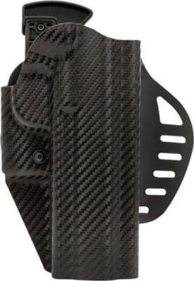 Hogue Powerspeed ARS Stage 1 CarbonFiber Weave Holster, C8, Government 1911, Right Hand 174053 743108528457