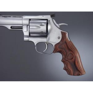 Hogue Dan Wesson Lg.Frame RoseLaminate No Finger Groove, Big Butt, Checkered 58535