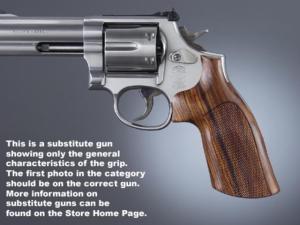 Hogue Dan Wesson Large Frame Coco Bolo No Finger Groove, Checkered 58811