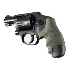 S&W J Frm Rd Butt Cent/Polymer Bdygrd Rbr Tamer Grip ODG 