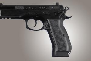 Hogue CZ-75 - CZ-85 G-10 - G-Mascus Black/Gray 75167-BLKGRY