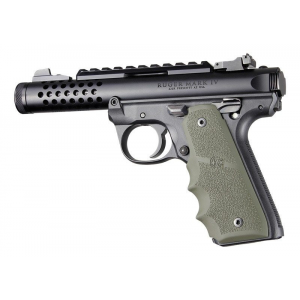 Hogue HOGUE GRIPS RUGER 22/45 MKIV RUBBER GRIPS/FINGER GROOVES OD 743108790816