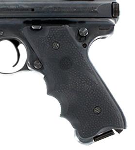 Hogue 82070 Ruger MK II/MK III Rubber Grip w/Finger Grooves LH Thumb Rest Blk