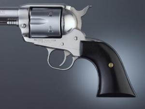 Hogue Ebony Grip, Cowboy Panels - Blackhawk/Vaquero - 83270