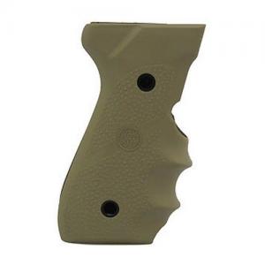Hogue Beretta 92/96 Series Rubber Grip with Finger Grooves Flat Dark Earth 92003