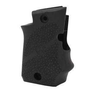 Hogue SIG Sauer P938 Ambi Safety Rubber Grip with Finger Grooves Black 743108980804